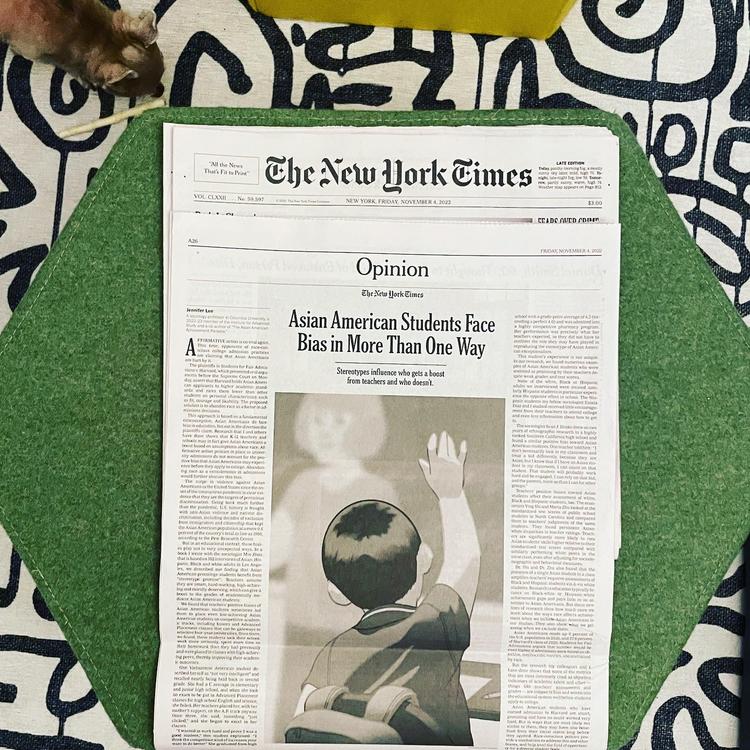 NY Times opinion page that mentions research with Jennifer Lee